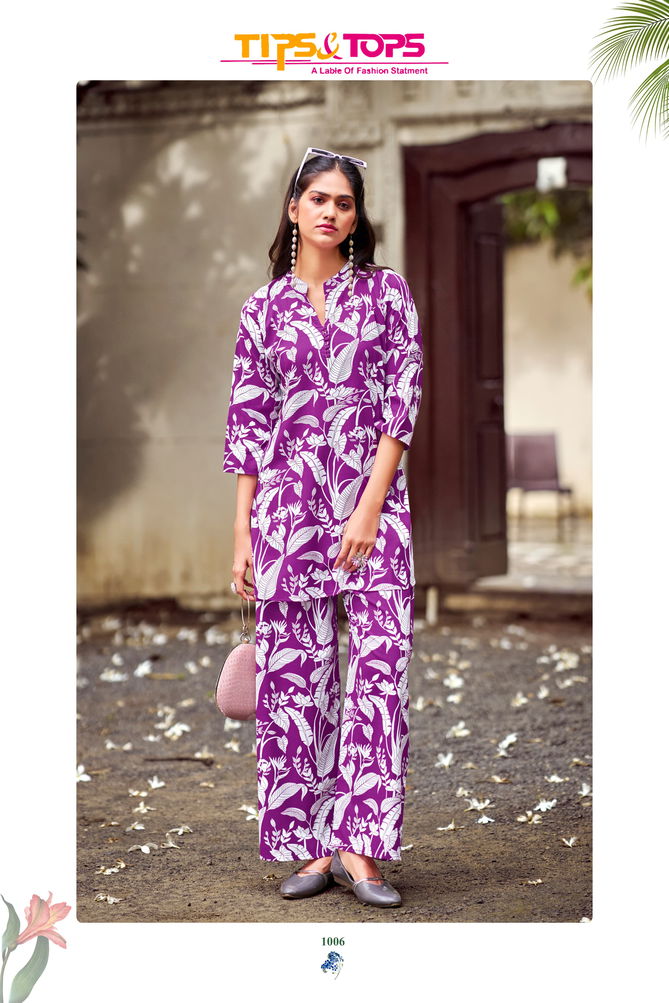 Fashion Beats Vol 2 By Tips And Tops Rayon Printed Western Cord Set Wholesale Online
